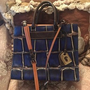 Dooney & Bourke Navy Leather Shoulder bag - Used